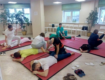 Проведение международного семинара по Сибирскому казачьему массажу в Москве в УОЦ "Предтеча"